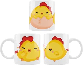 mug EASTER CUTE CHICKENS - ceramic Super Mug - Novelty Office Birthday Christmas Coffee Gift Tea Cup Present Funny Mug
