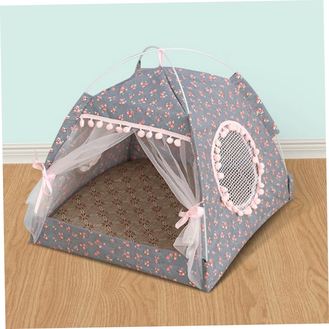 Tienda de campaña para gatos y cachorros cama cueva plegable L