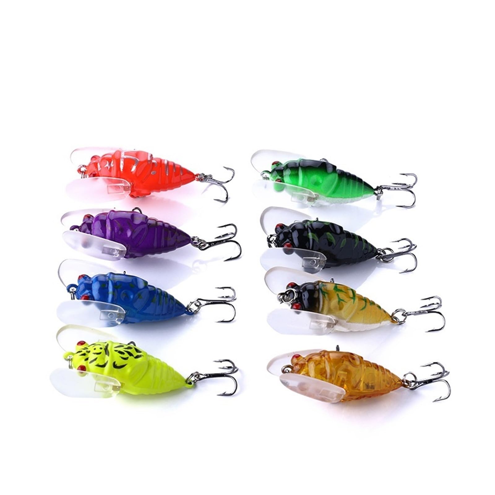 1 pièces leurre de pêche Basse Cigale Pesca 6g 4.2 cm Simulation appât Dur manivelle Wobblers attirail
