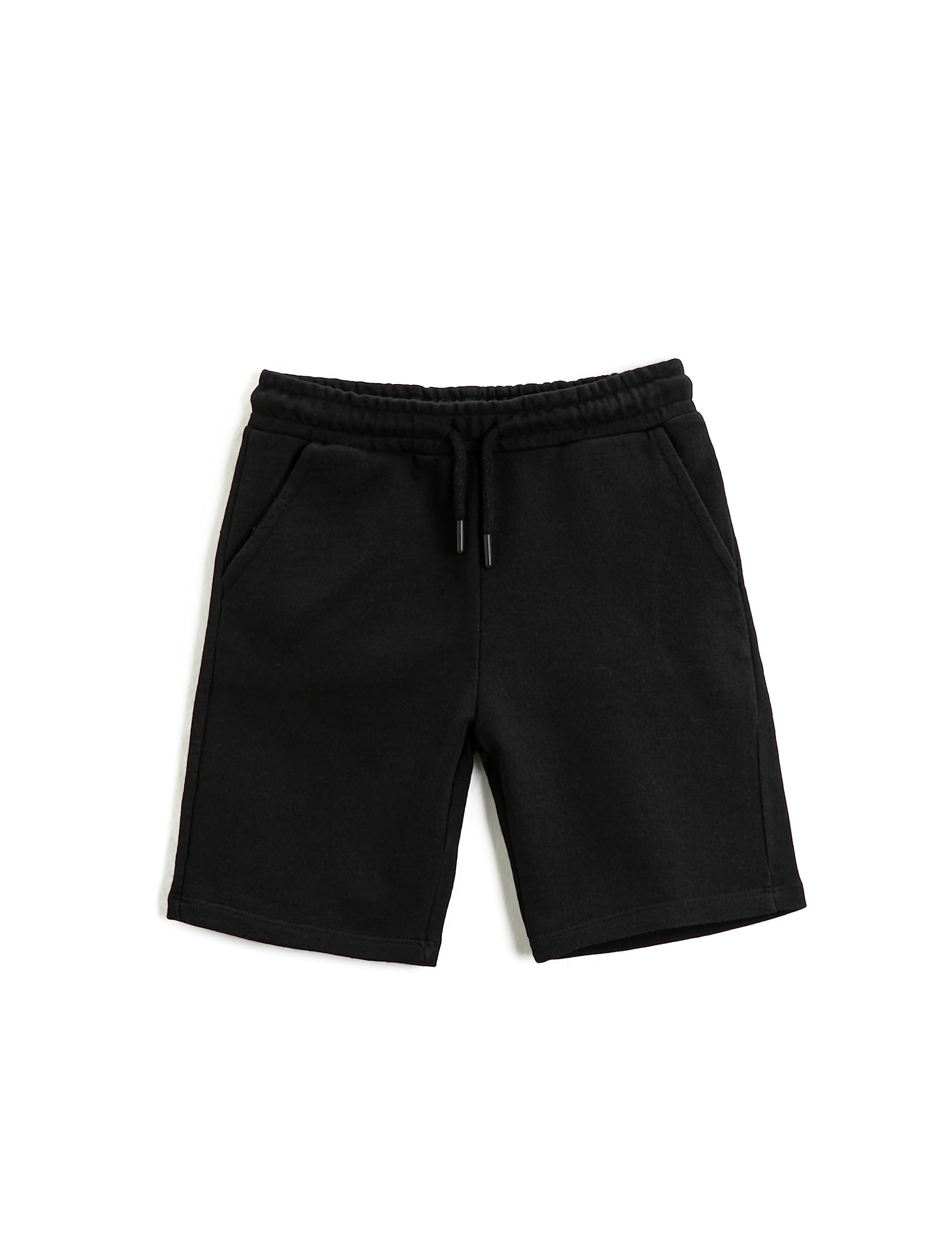 Basic Chino Şort Beli Bağlamalı Cepli
