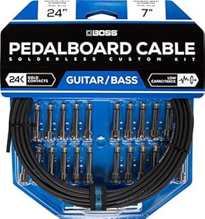 Boss BCK-24 Pedalboard Cable Kit - 24 Feet Cable, 24 Connectors