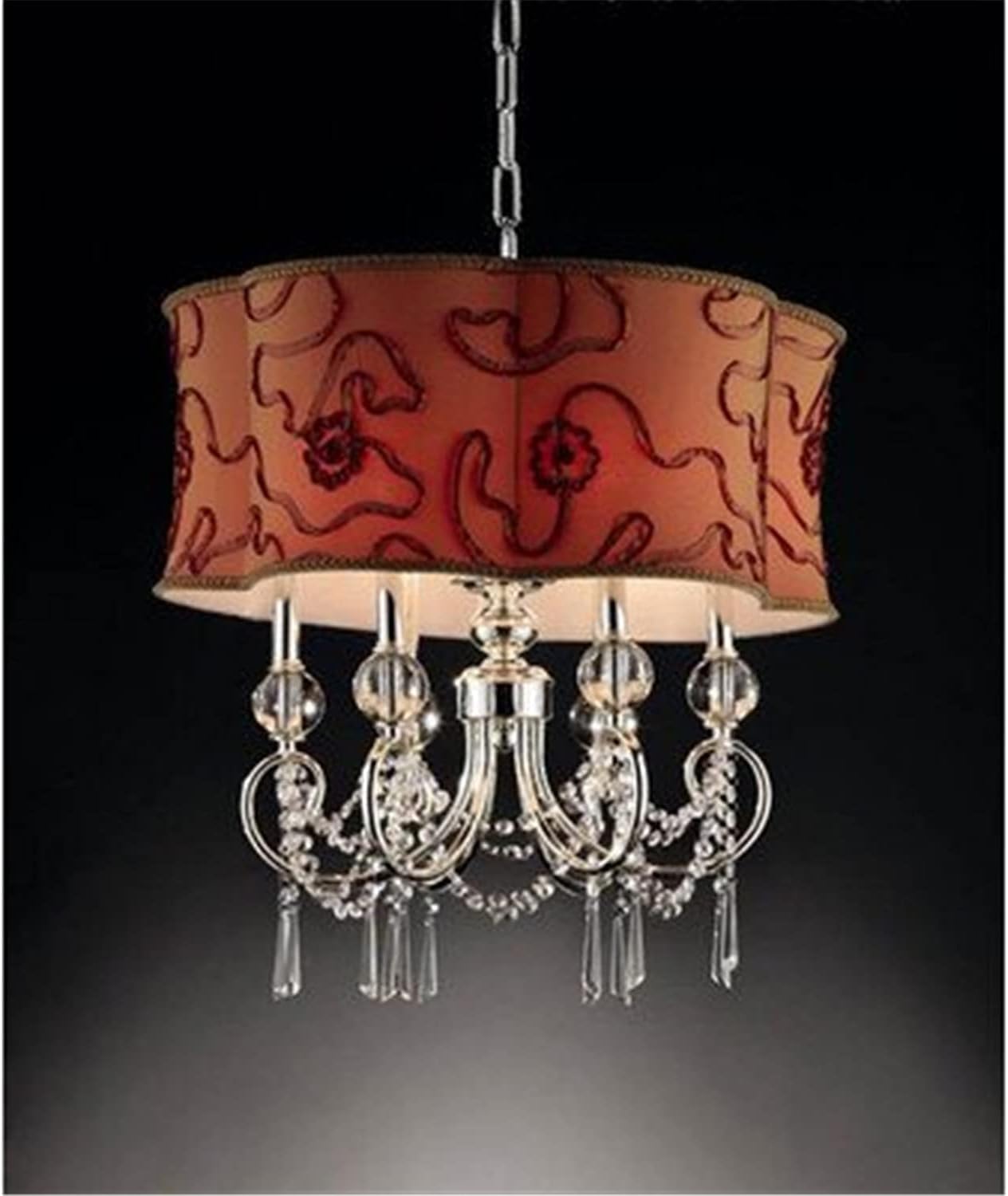 OK LIGHTING OK5114H 25Inch H Amere Crystal Ceiling Lamp Chandeliers