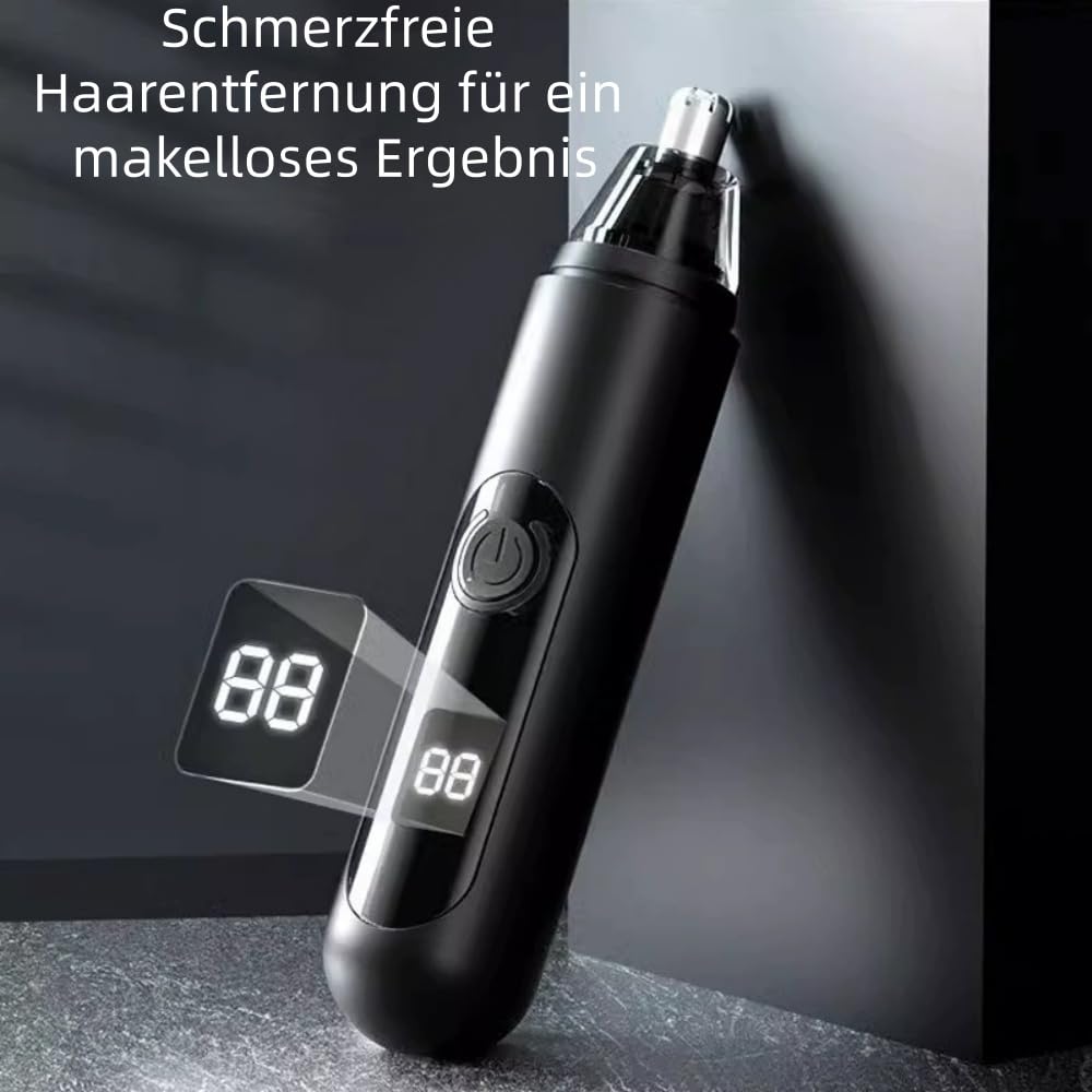 Mr. Bold Pro Nasen & Ohrhaartrimmer für Männer & Frauen - Präzis, Hautfreundlich, USB Wiederaufladbar, für Alltag & Reise