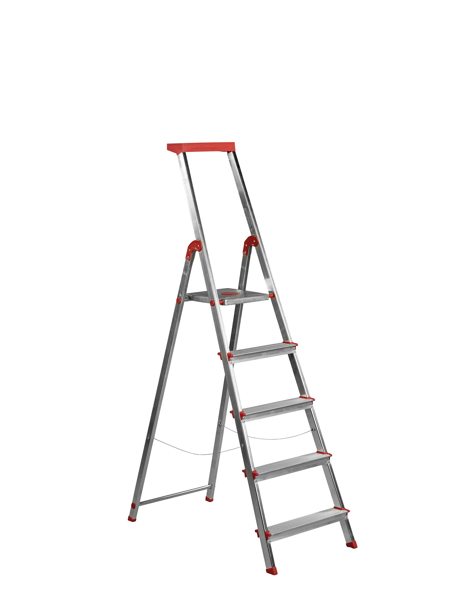 Escalera Aluminio Rolser BRICO 5 Peldaños. Certificada según Norma Europea EN-131 para Uso doméstico y Profesional.