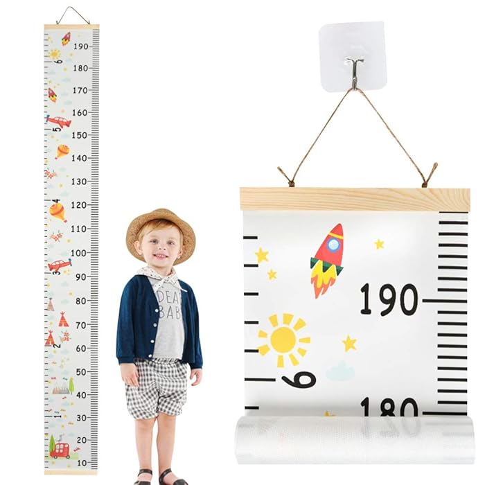 Buy Children's Height Chart Growth Kids Growth Bar Wall Chart Height