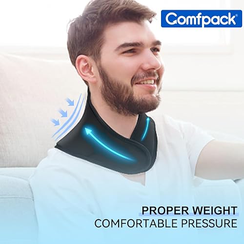 Miniatura 6 de Gel envolvente para el cuello para aliviar el dolor, almohadilla de enfriamiento suave para hombro cervical, bolsa de hielo de gel flexible