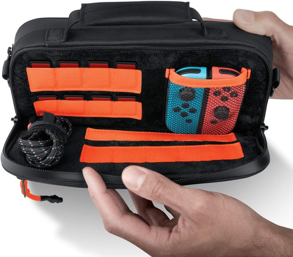 Buу 1 gеt 1 bionik BNK-9030 Commuter Reinforced Tactile Bag for Nintendo Switch and Accessories, Black