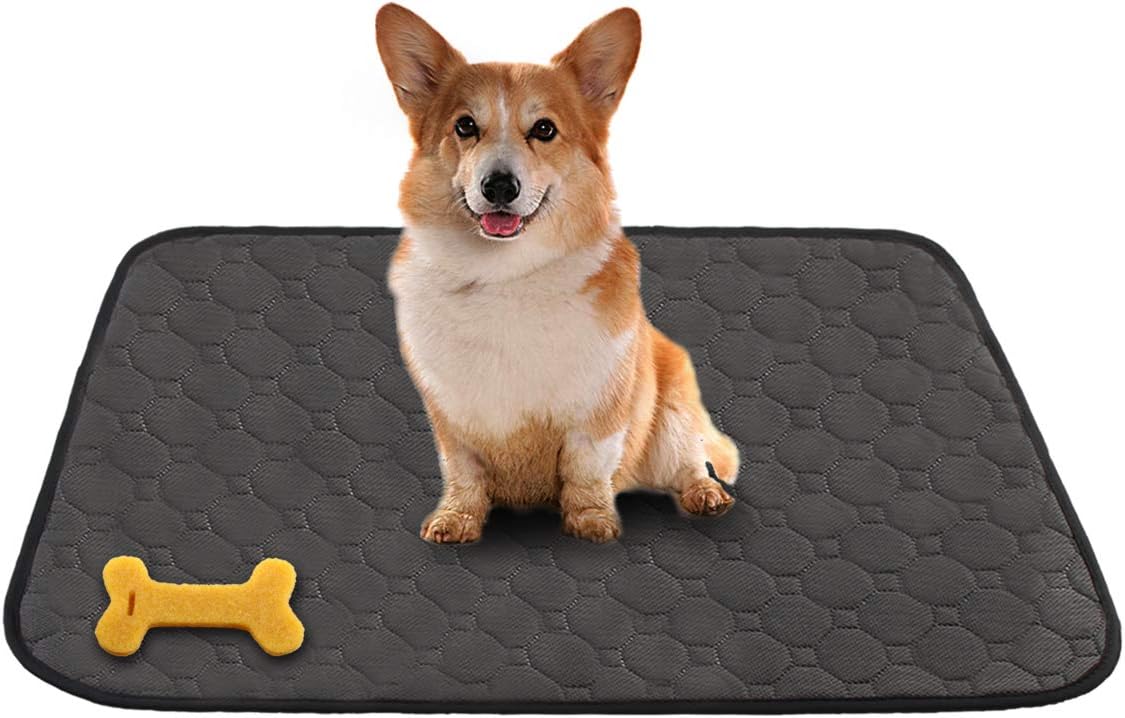 Meijienn Pee Pad for Dogs, Puppy Crate Training Pad Mat, Super Fast Absorbent Reusable Waterproof Anti-Slip Dog Crate Pad Pet Pee Pads…