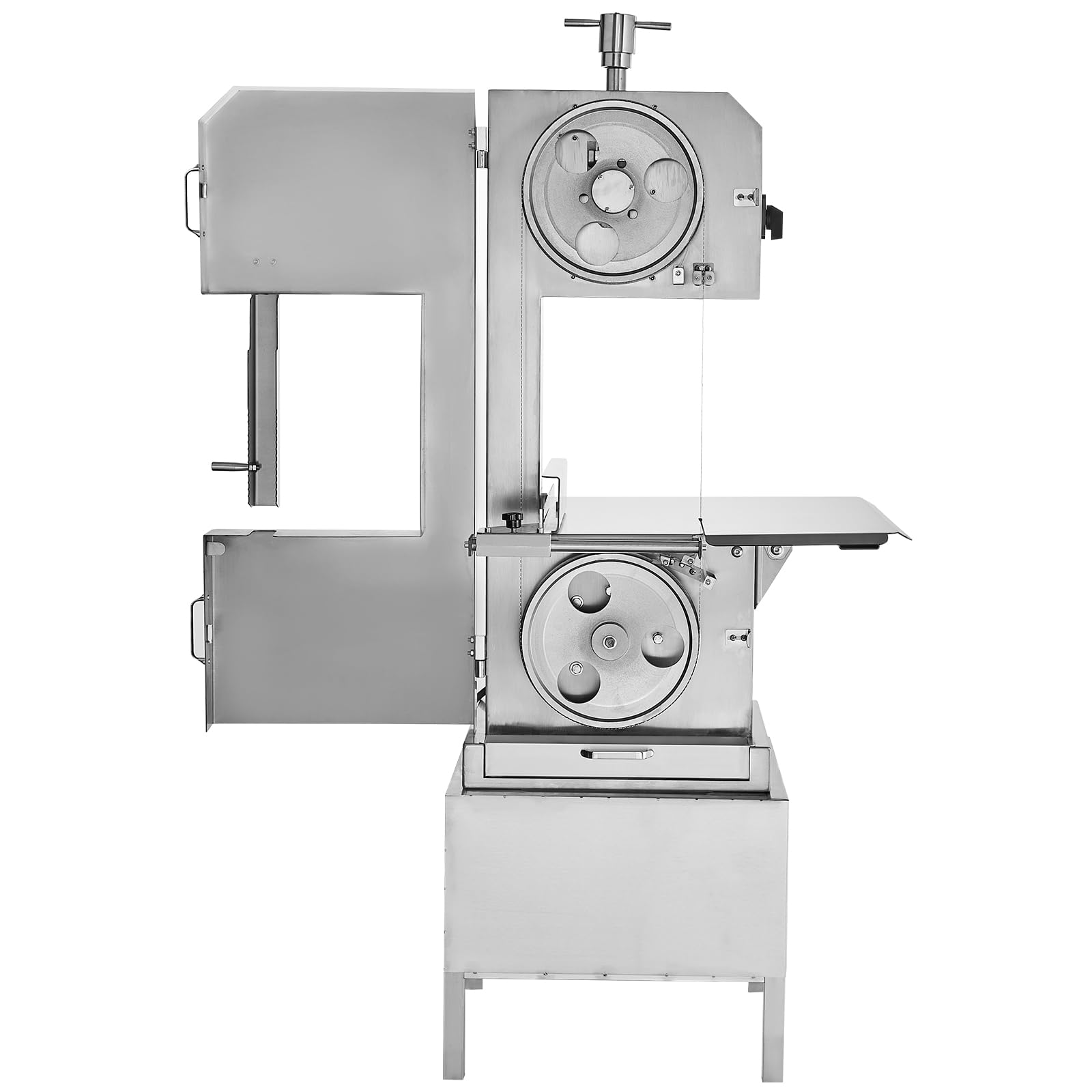 Happybuy 2200W Commercial Electric Meat Bandsaw, Stainless Steel Vertical Bone Cutting Machine, 24.4