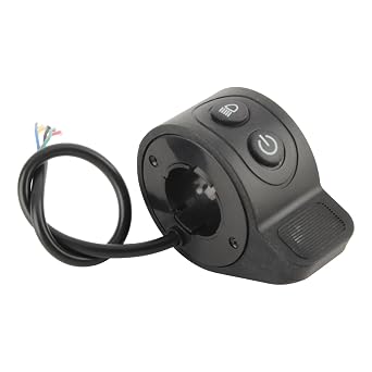 VGEBY Scooter Thumb Accelerator, Finger Button Throttle Brake Electric Scooter Switch Finger Dial Outdoor Supplies Electric Scooter Throttle