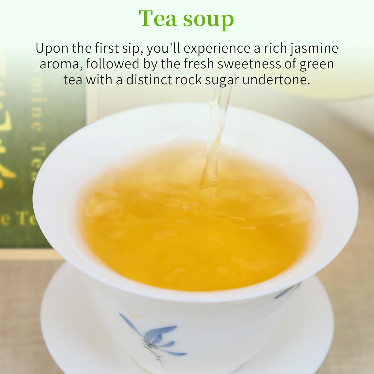 XIXICHA Jasmine Tea Loose Leaf Chinese Tea Jasmine Green Tea individual packing No additives All-natural 120g/4.23oz （20 bags）茉莉花茶袋泡 独立包装茶叶 - Image 5