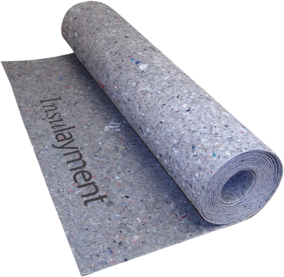 Insulayment Multi-Purpose Acoustical Underlayment - 360 sq ft, Laminate, Tile & Wood Floors, Glue-Down, Nail-Down, Float, GREENGUARD Gold Certified, Radiant Heat Safe