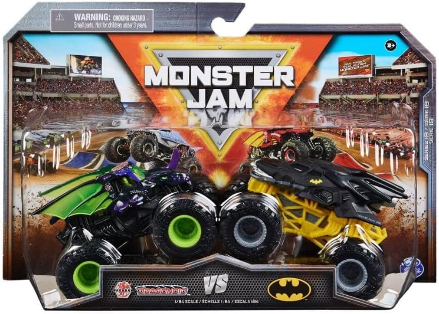 Monster Jam Dragonoid vs Batman, paquete doble escala 164