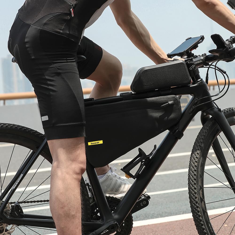 Rhinowalk Sacoche de vélo Triangulaire étanche pour Cadre de vélo de Route