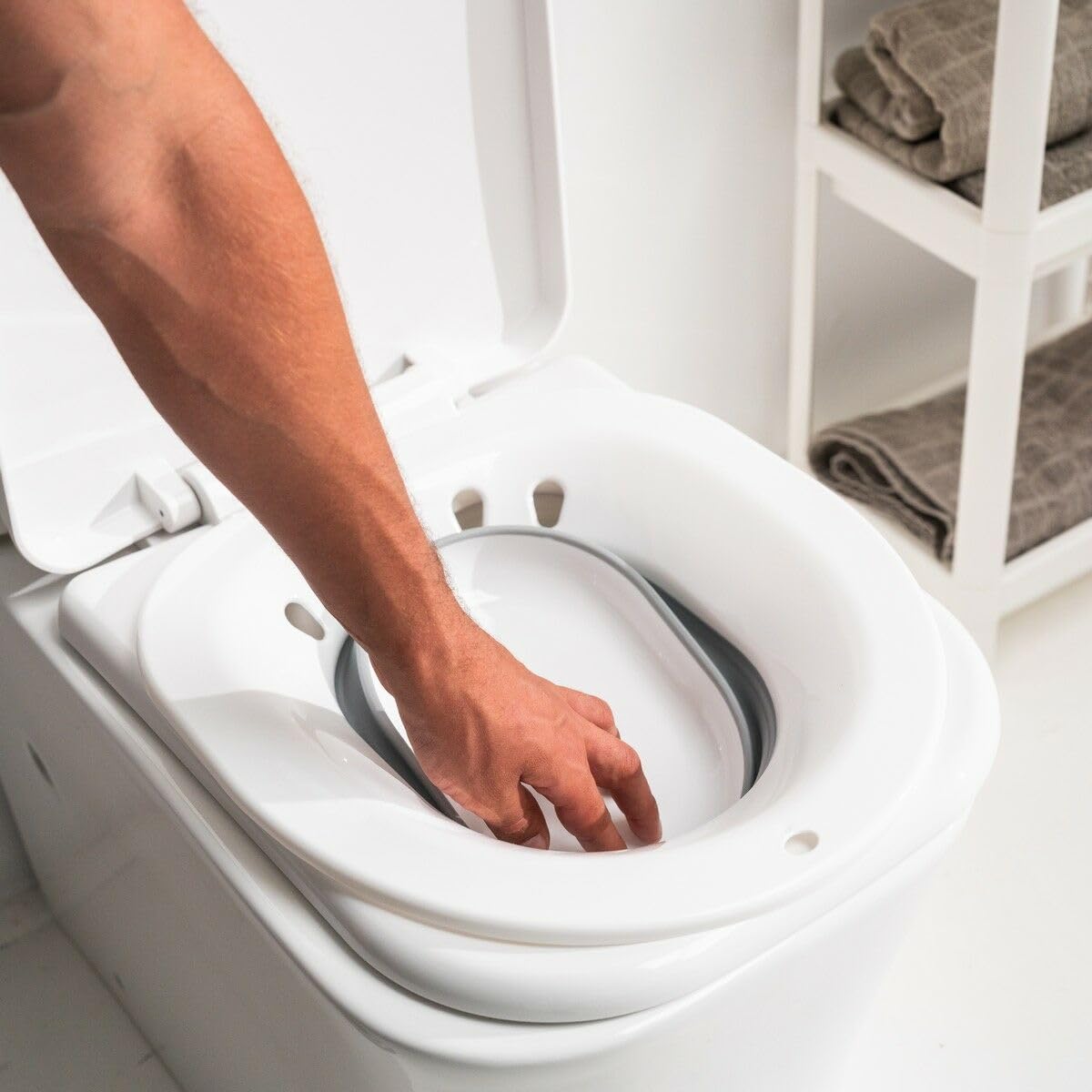 Bidet Pieghevole Portatile per WC Fopobi InnovaGoods