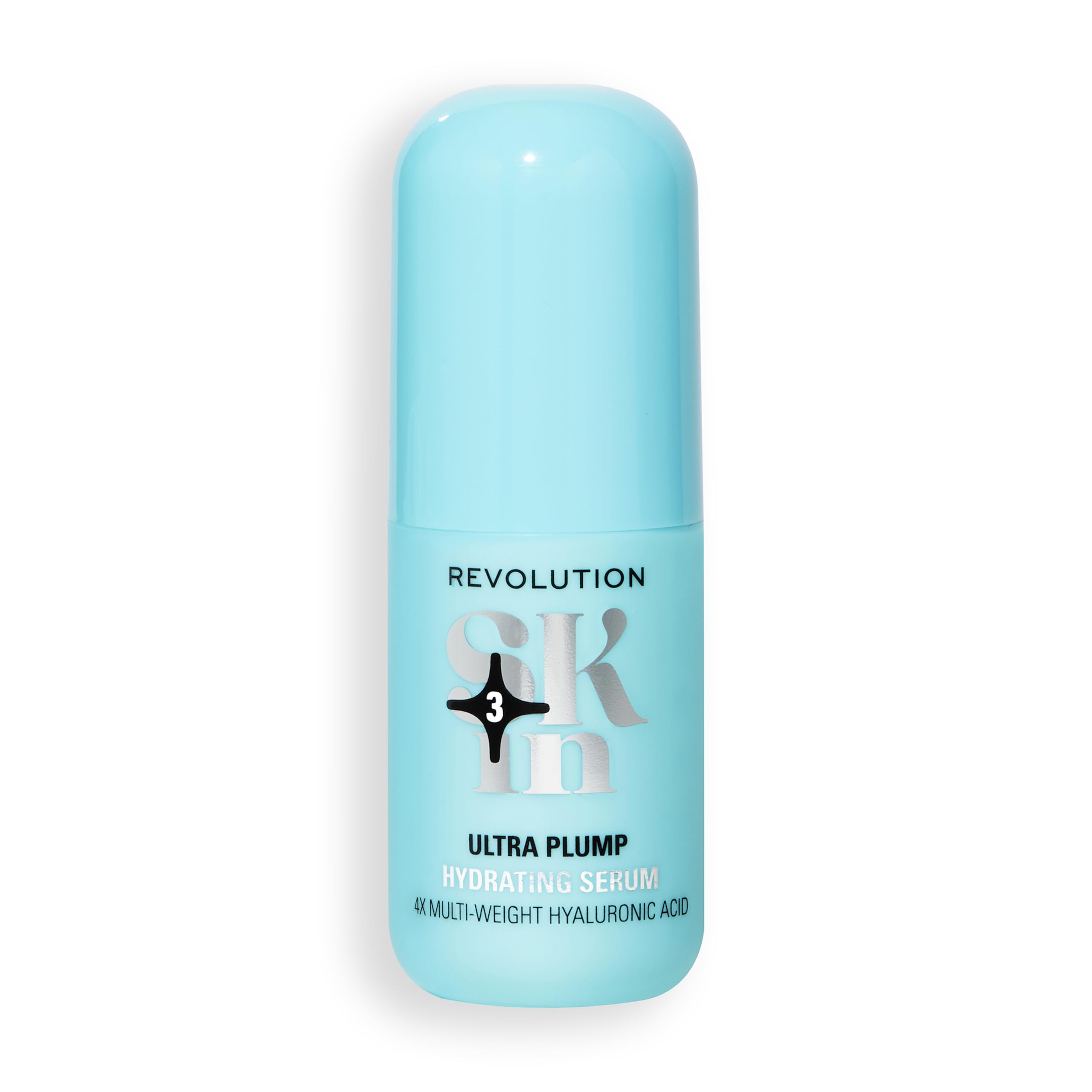 Revolution Skin, Ultra Plump Multi-Weight Hyaluronic Acid Hydrating Serum, Face Serum, Long-Lasting Hydration