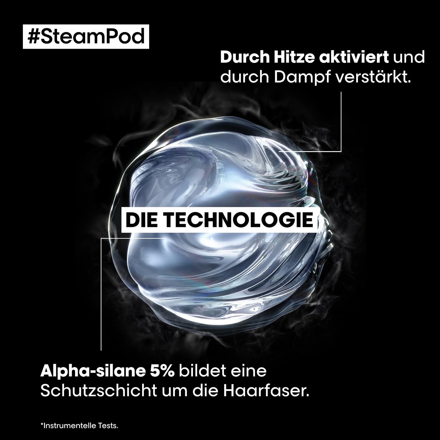 L'Oréal Professionnel Pflegeset mit SteamPod 3, All-in-One-Dampfstyler mit Case und SteamPod Glättungskonzentrat (50 ml) für Schutz vor Hitze bis 230°C und hoher Luftfeuchtigkeit, Für alle Haartypen