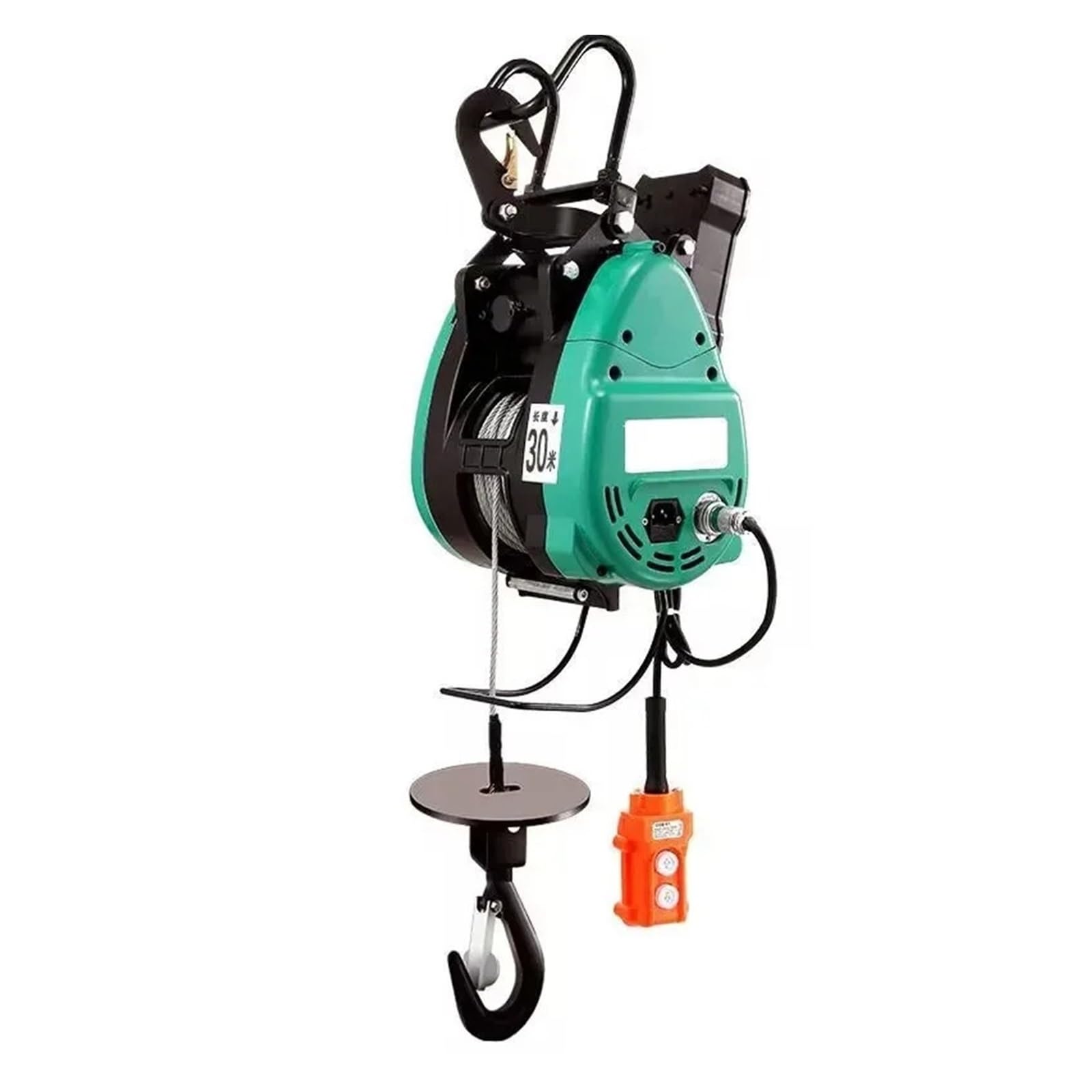 160 Kg/360 Kg Elektrische Hebemaschine 220 V Haushalt Fernbedienung Tragbare Winde Klimaanlage Kran Elektrischer Hebezeug-Stützarm Heber-Kran(360KG Remote)