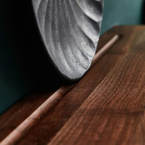 Miniatura 5 de PIBM Elegant Simplicity - Estante flotante montado en la pared, estantería simple de madera maciza, antideslizante, redondeado, estable y duradero,