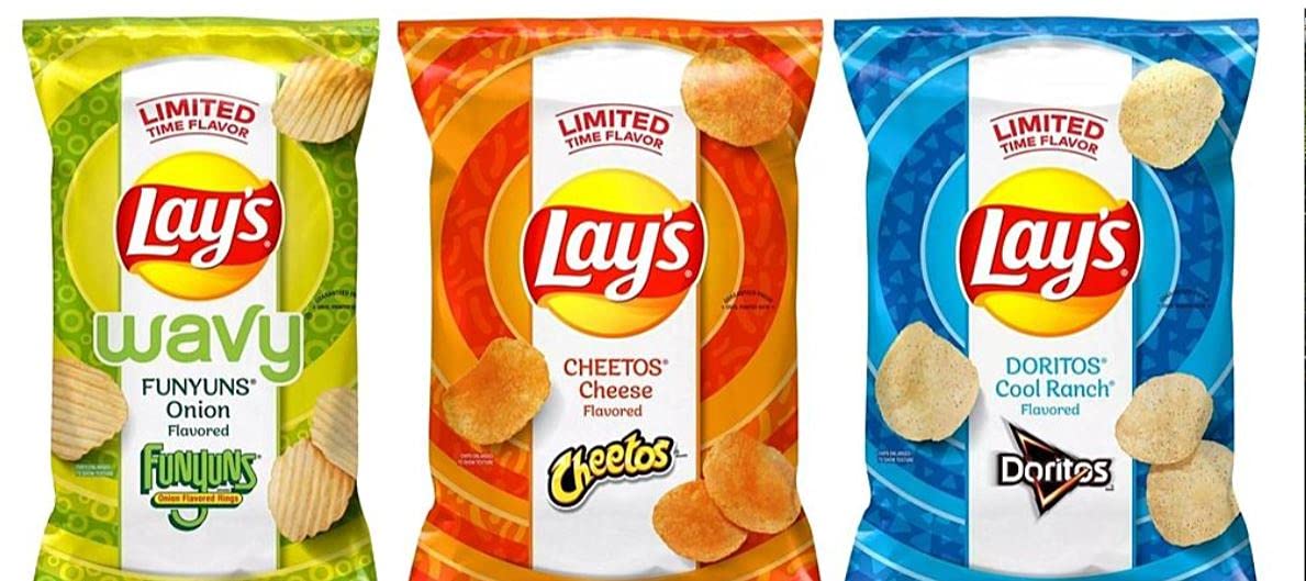 Buy Lays 3 Flavor Variety Pack Doritos Cool Ranch, Cheetos Cheese