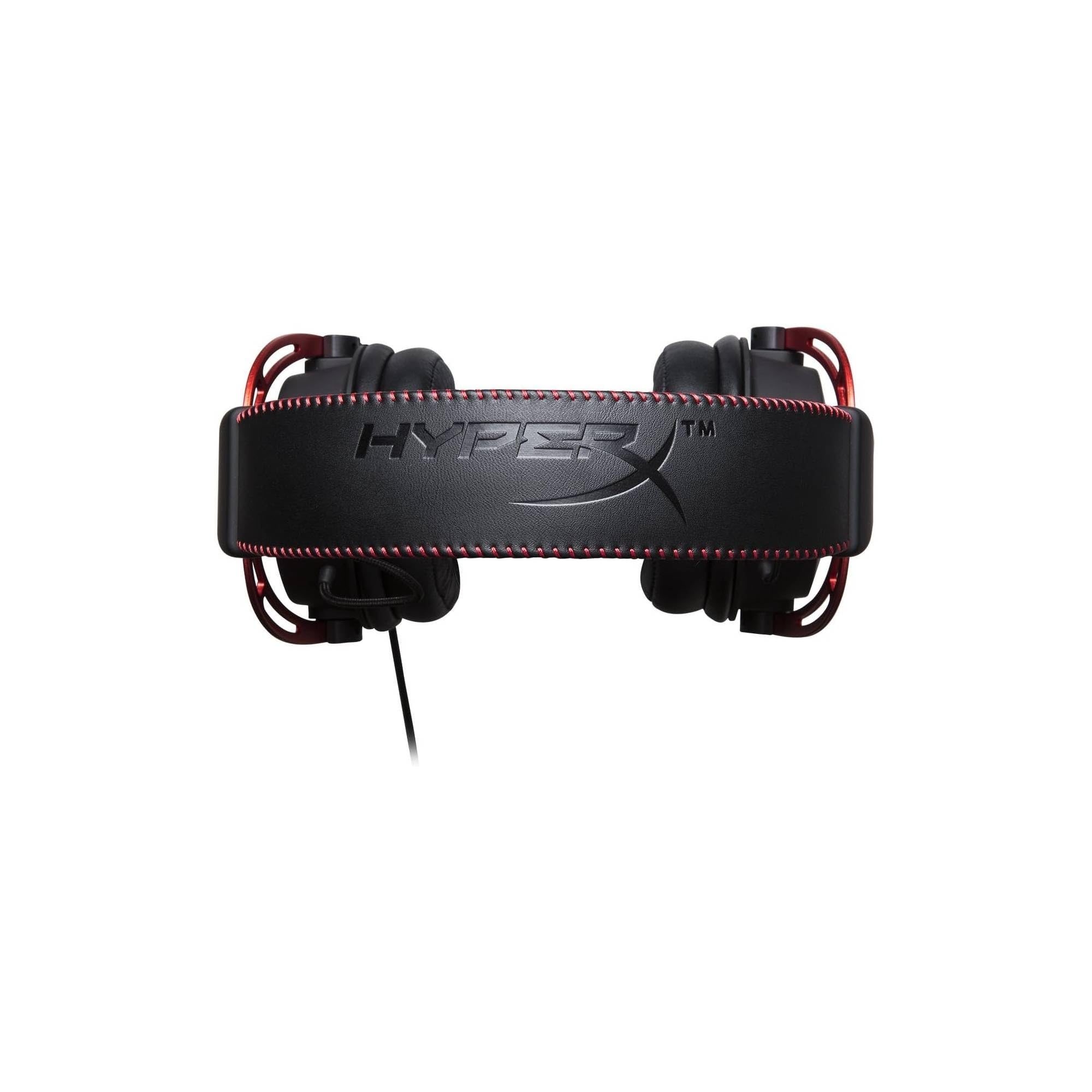 HyperX Cloud Alpha Cuffie Gaming 3,5 mm Jack Alluminio Memory Foam Similpelle PS4 Xbox PC Nero Rosso