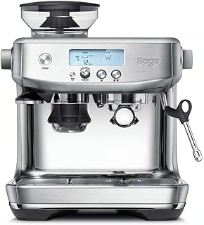 Sage Barista Pro Professional Coffee Maker with Manual Milk Frother and Integrated Conical Grinder – 30 Grinding Settings,…