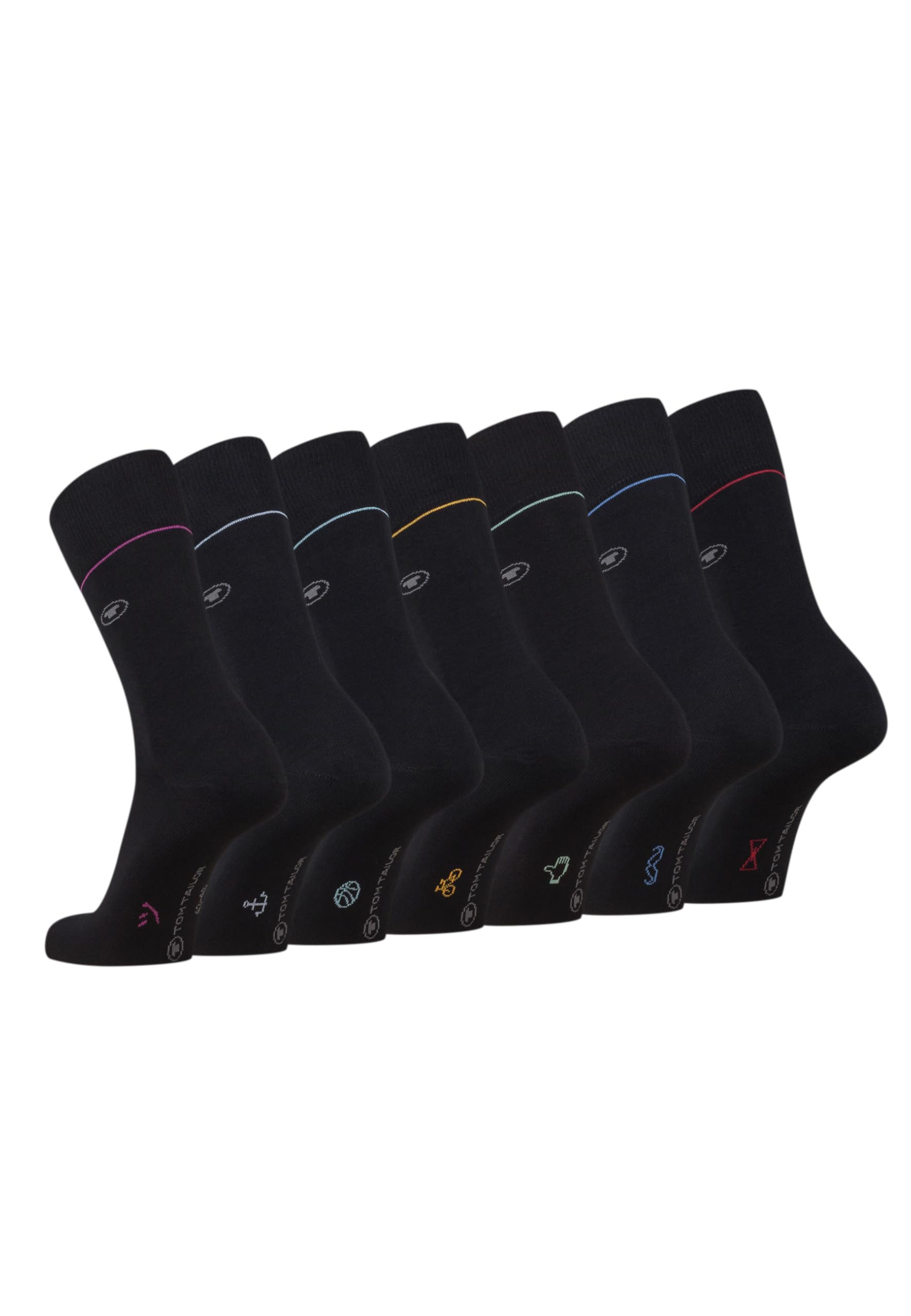 TOM TAILOR Socken grau melange