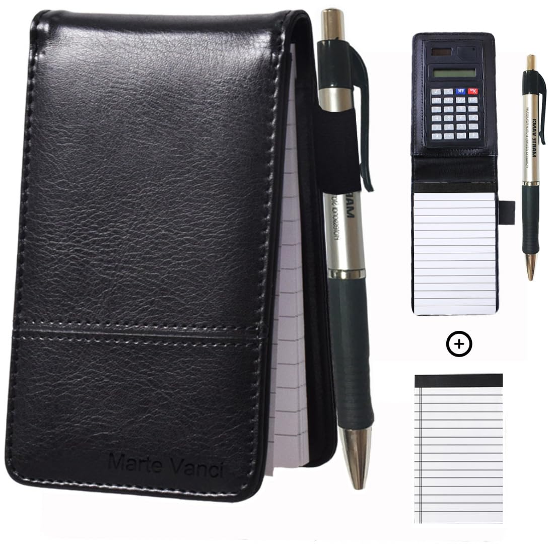 Marte Vanci Bloc-notes A7, Mini Papier De Recharge Pour Carnet De Poche, Lot De 4 Recharges De Blocs-notes Pages Lignées, 40 Feuilles Par Paquet, Blocs-notes D'écriture Pour Listes De Courses, Planif