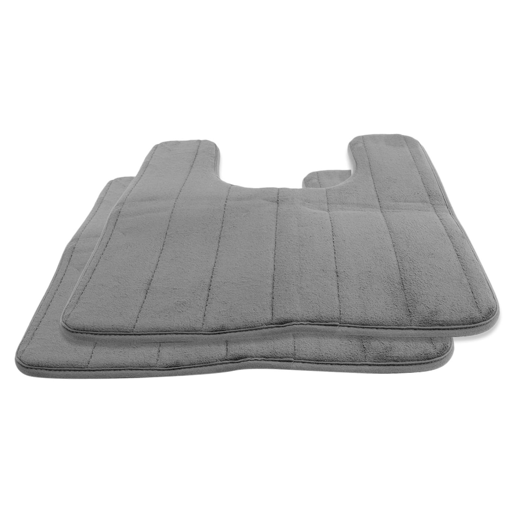 Tapis de toilettes en U Anneome anti-glisse en coton pour éliminer l'eau au sol