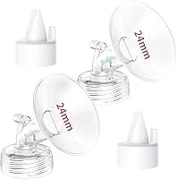 Vista 21 de Juego de válvulas de brida y pico de pato de 0.591 in compatible con Spectra S1 S2 9 Plus, piezas de repuesto de extractor de leche de boca ancha