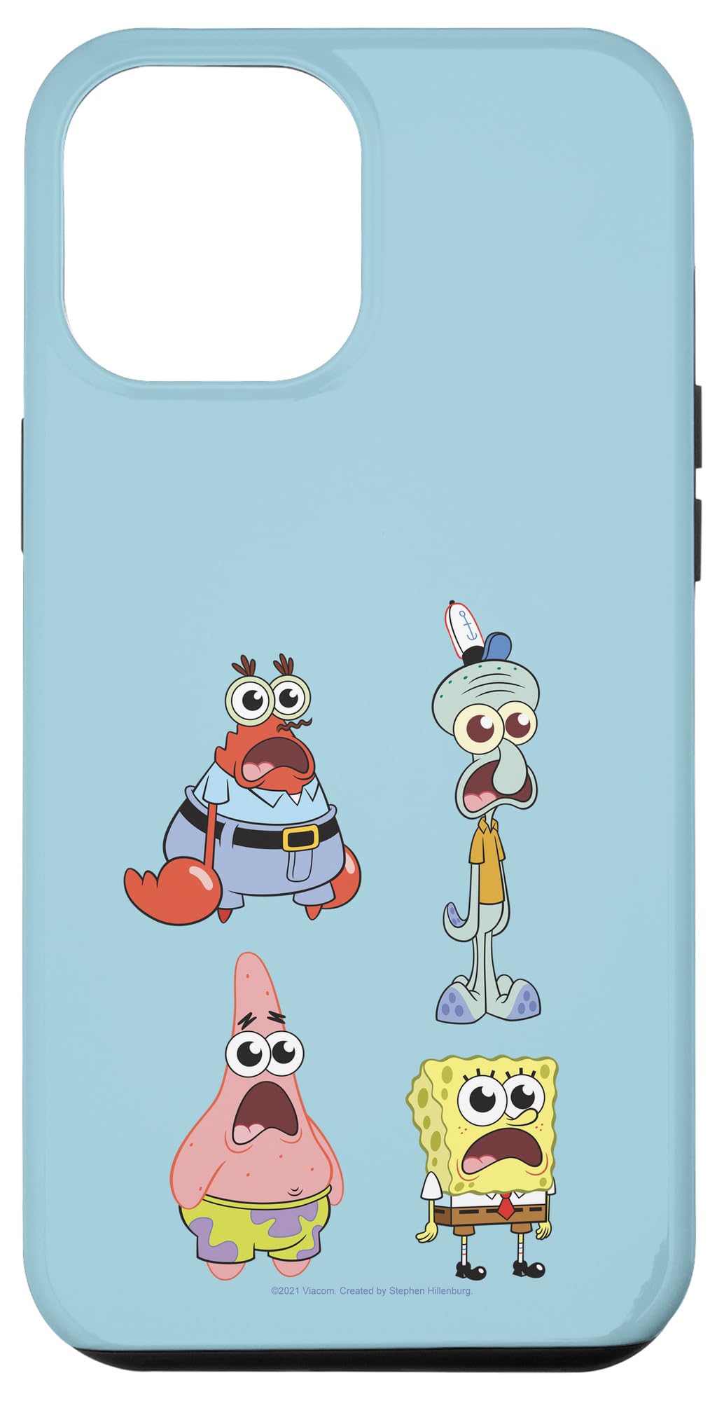 iPhone 14 Pro Max SpongeBob SquarePants Group Shot Stare Case