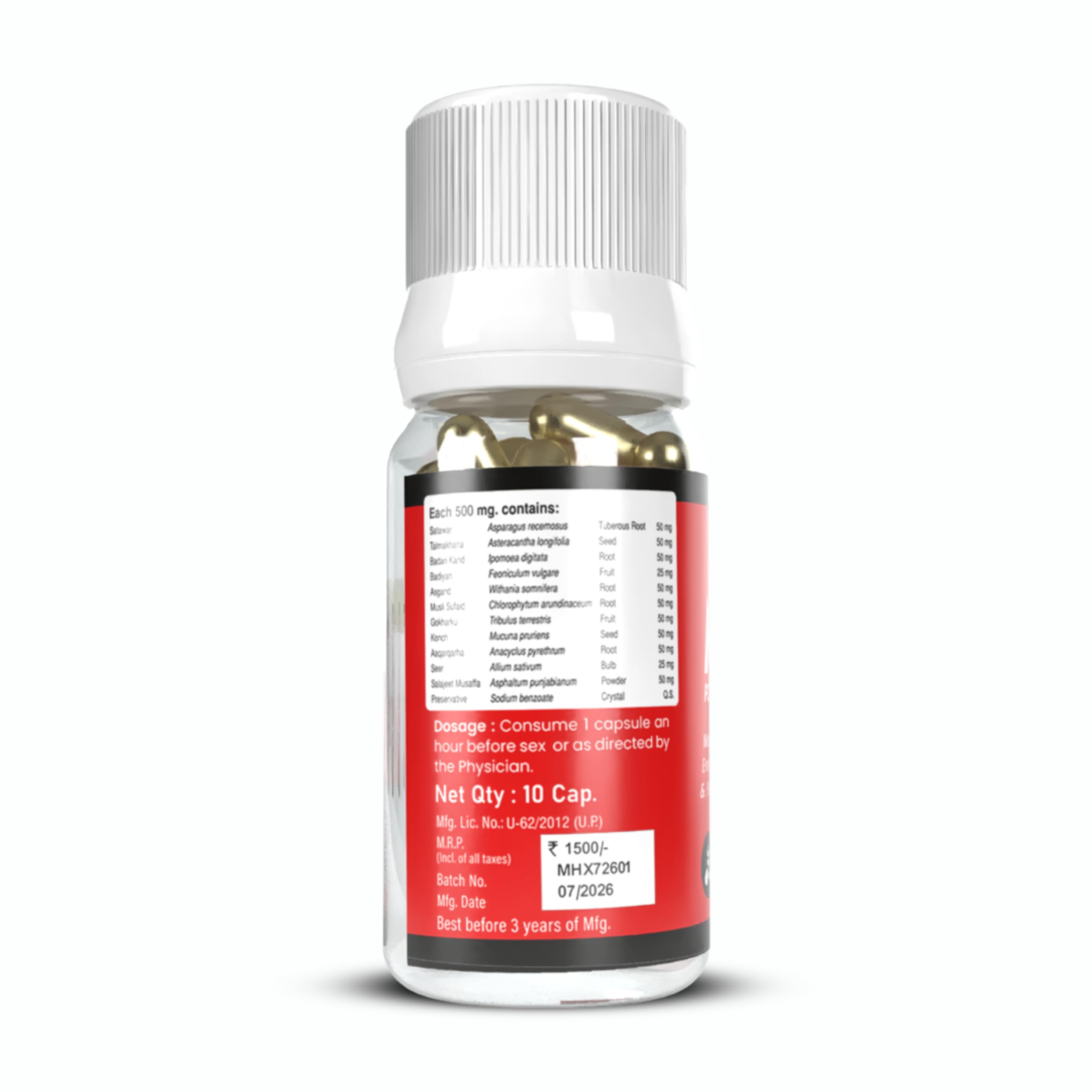 Menherb™ MH-XL Power Booster Capsule for Men, 10 Capsules — Amazon image 2