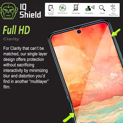 Miniatura 8 de IQShield Paquete de 2 protectores de pantalla para Motorola Razr PlusRazr+ (202520242023) película de TPU transparente, instalación sin burbujas,