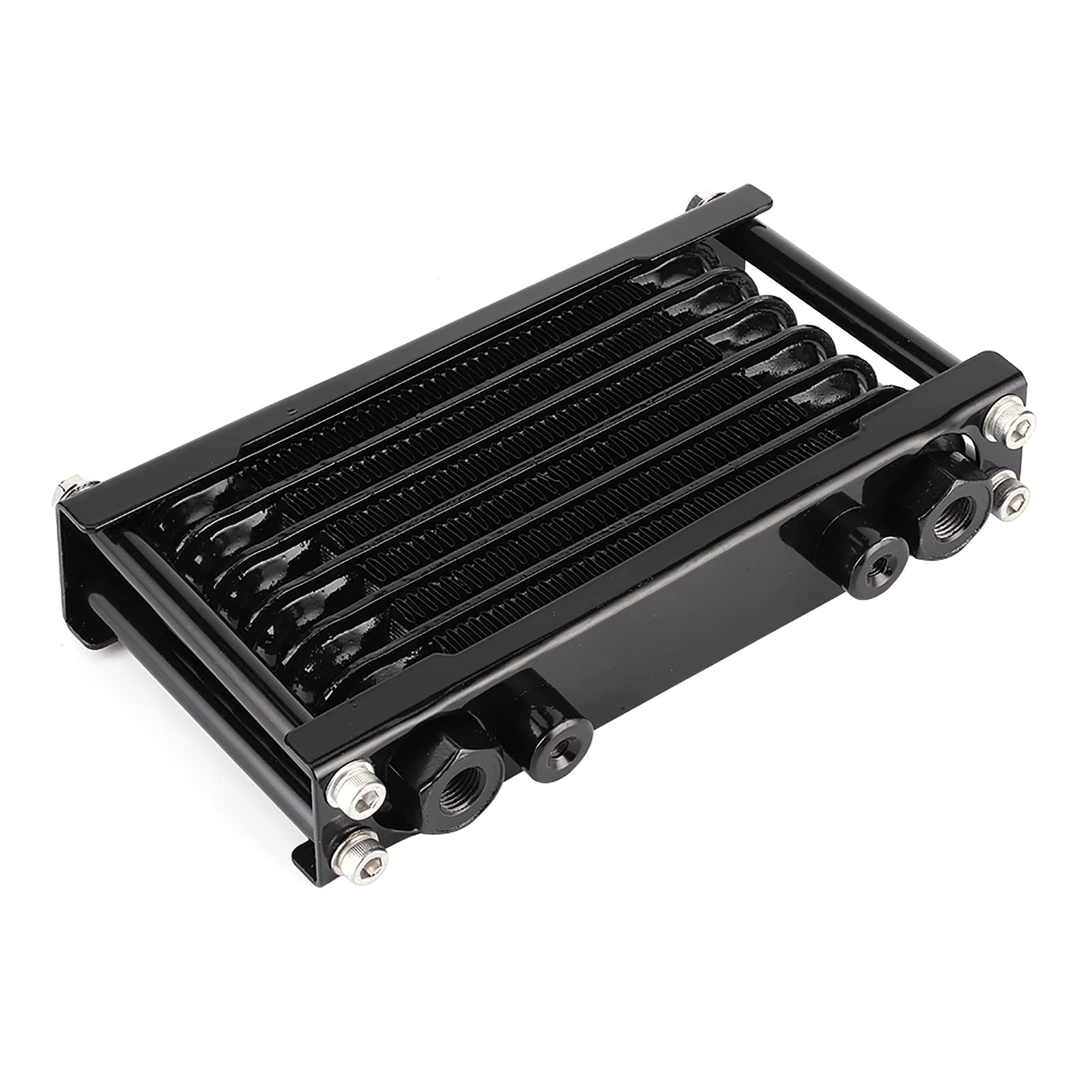 Radiatore dell'olio Motore Radiatore dell'olio Radiatore di Raffreddamento dell'olio Materiale in Lega di Alluminio M12 X 1,25 Riduzione del Carico di Raffreddamento della