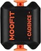 moofit Cadence Speed Sensor, Bluetooth & ANT+ Wireless RPM Cycling Spin Bike Cadence Sensor for Wahoo/Coosporide/Rouvy/Peloton, IP67 Waterproof, Orange