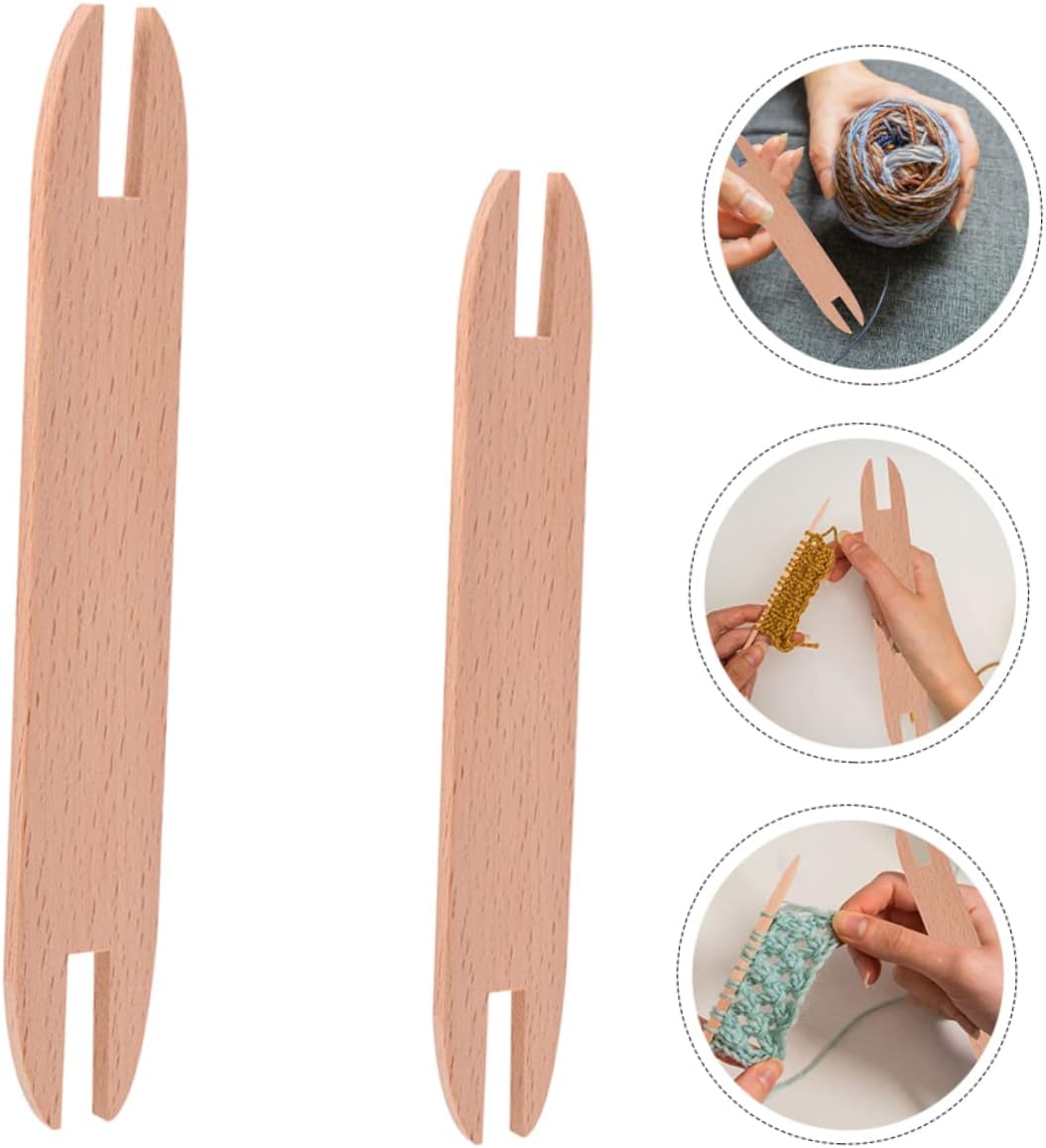 TEHAUX 6pcs Weaving Shuttles for Knitting Sweaters and Scarves Lightweight Tapestry Tools for Easy Handcrafting Professional Crafting Accessories for Enthusiasts