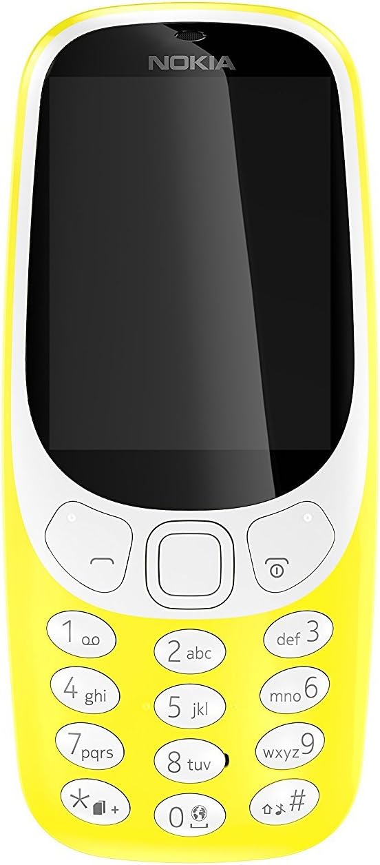 3310 UK-SIM Free Feature Phone Glossy Yellow