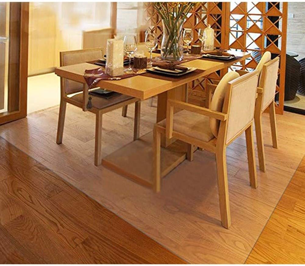 HYCH-Chair Mat, PVC Transparent Plastic Carpet Household Office Hard Floor Protection Non-Slip WearableSoft Glass mat,2mm,40x60cm