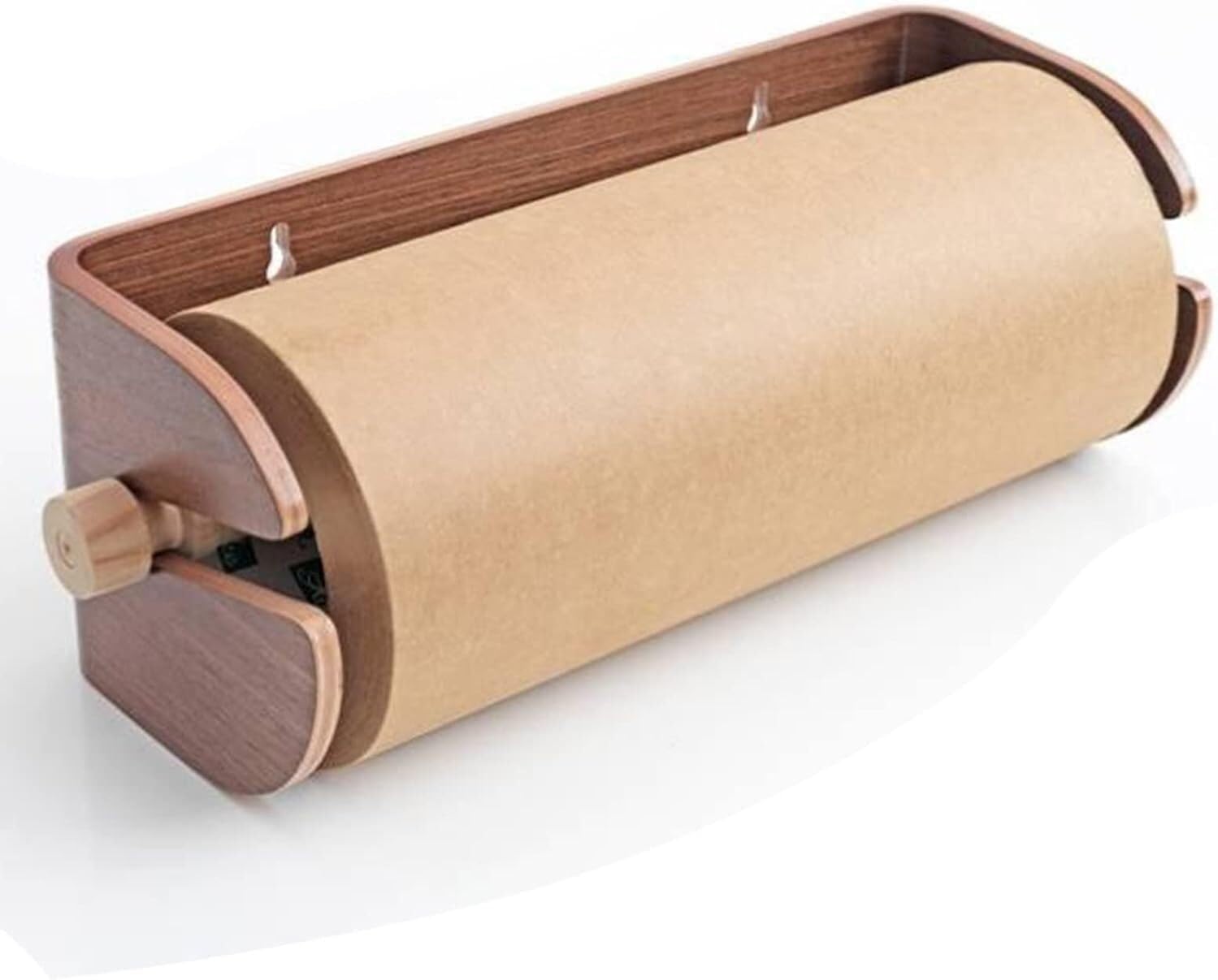 Uchwyt na rolkę papieru pakowego do montażu na ścianie, ekspozytor na rolkę papieru pakowego o szerokości 30 cm, dozownik papieru pakowego Tablica ogłoszeń