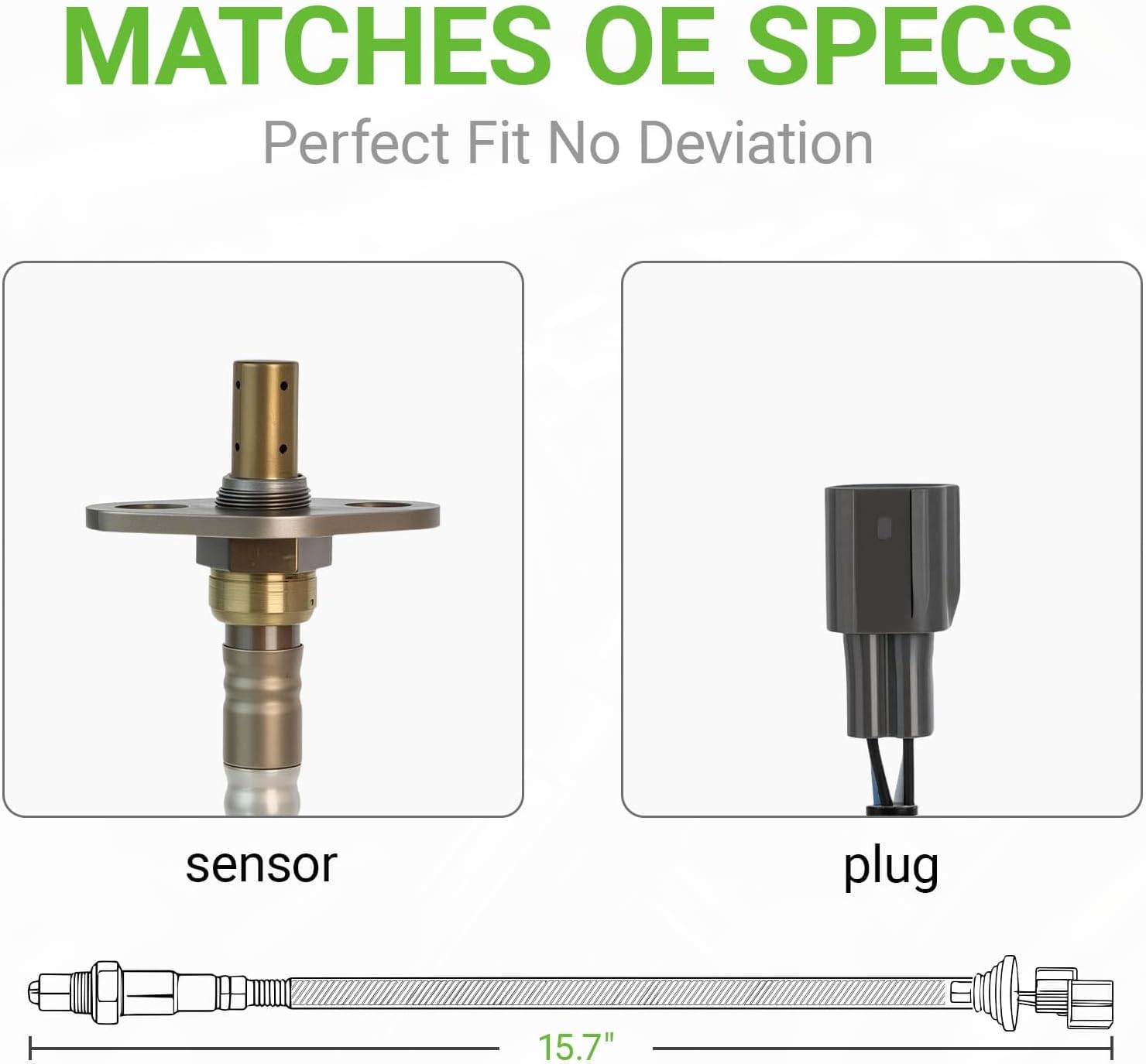 O2 Oxygen Sensor Upstream 234-9001 250-54051 Compatible with Toyota 4Runner 1999-2002, Tacoma 2000-2004, Tundra 2000-2004, 2.4L 2.7L 3.4L # 89467-35030 89467-34020 89467-34021 89467-35011 89467-35040