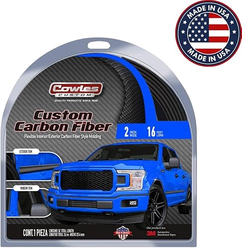 Miniatura 9 de Cowles Moldura universal de carrocerías, para todos los vehículos, fácil instalación, acabado cromado, 1 38 pulgada x 8 pies, protección UV, PVC