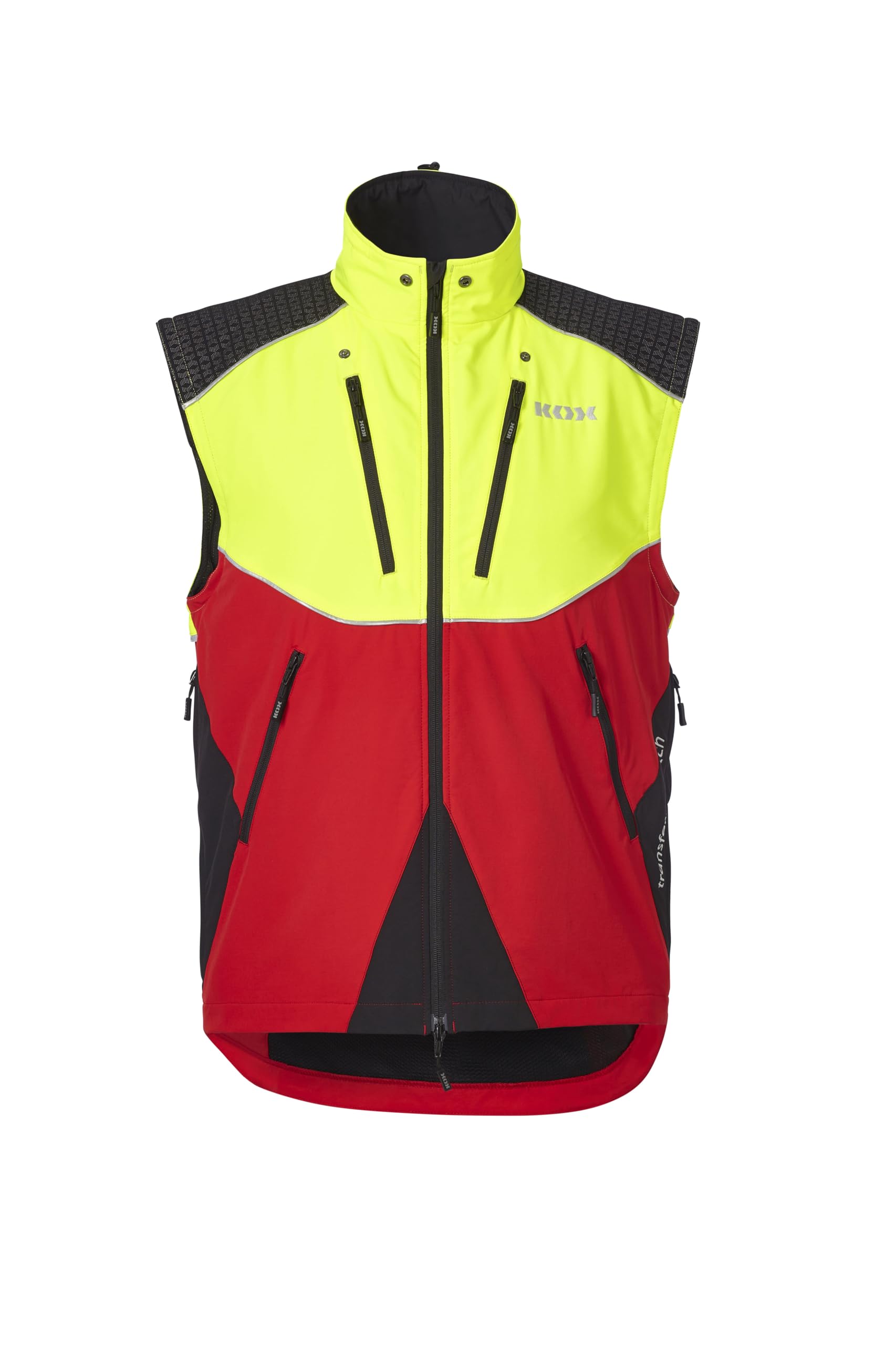 KOX Forstjacke Transform Stretch Rot/Gelb Größe 54/56 | | | Atmungsaktiv