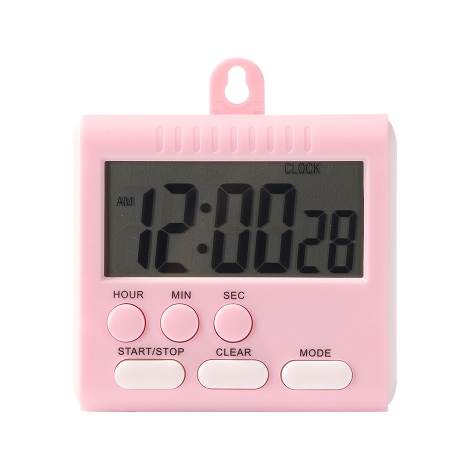Practical Kitchen Timer With Digital Screen Display Stand Countdown Clocks Cooking Reminder Stopwatch Reliable Efficient(Black Kit 1)