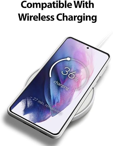 Miniatura 2 de GOOSPERY Funda de silicona líquida compatible con Samsung Galaxy S21 Plus, suave al tacto, protección de cuerpo completo, a prueba de golpes, con