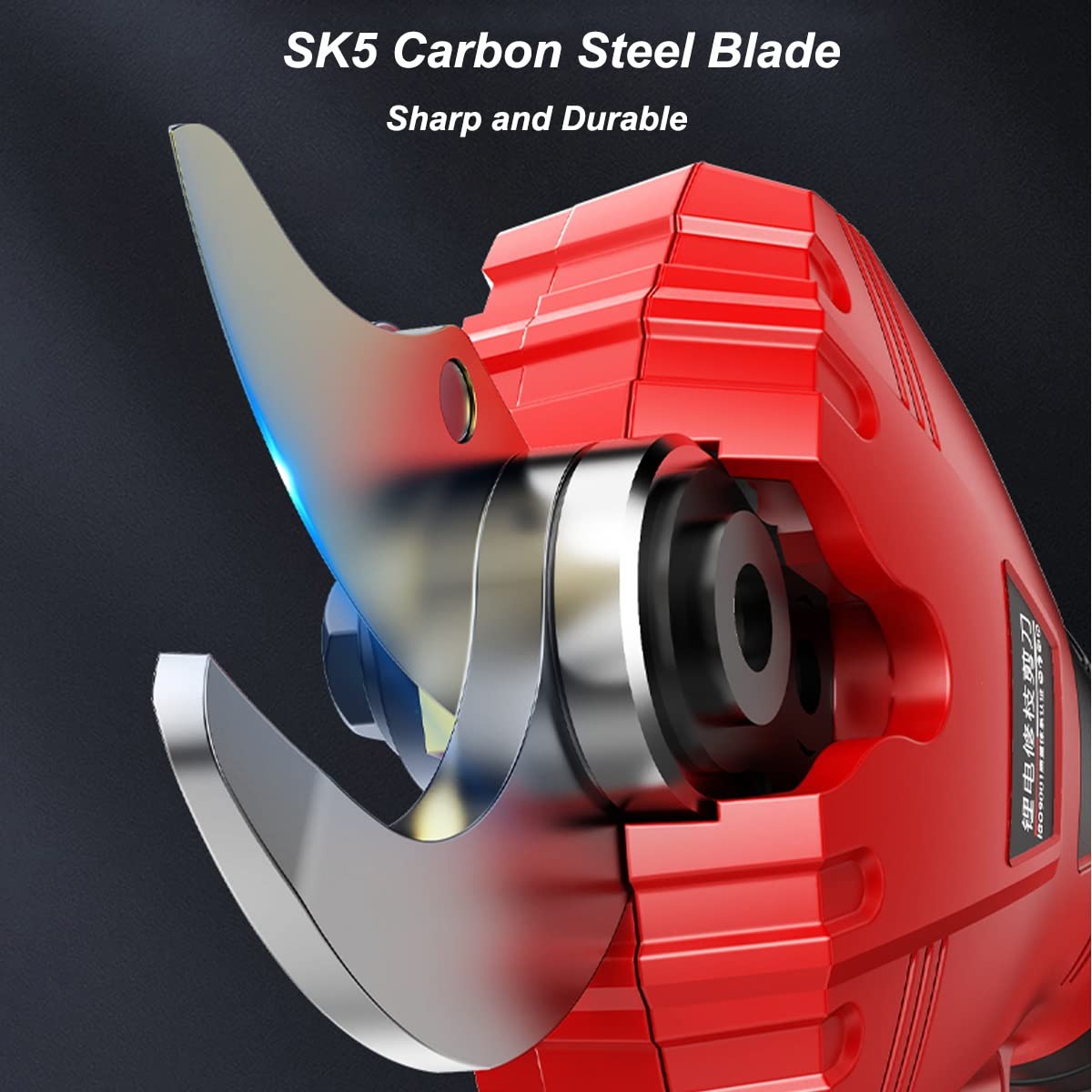 Tijeras De Podar A Batería, Profesionales Tijeras De Podar Electricas Para Jardinería Viñedos Árboles Frutales, 50 Mm De Diámetro De Corte, Tijeras De Podar Con Barra De Extensión, 2 Baterías De Litio
