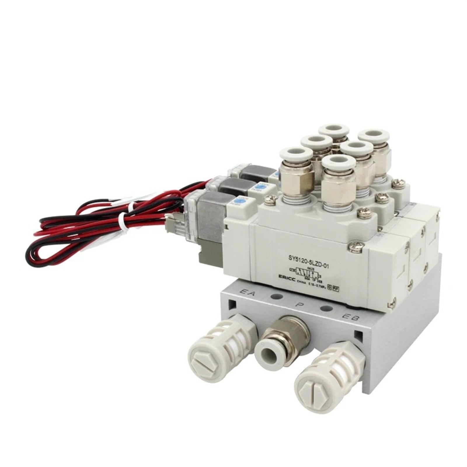 Électrovanne SY 5 ports SY5120-5LZD-C8 pour réparer les fuites d'air comprimé