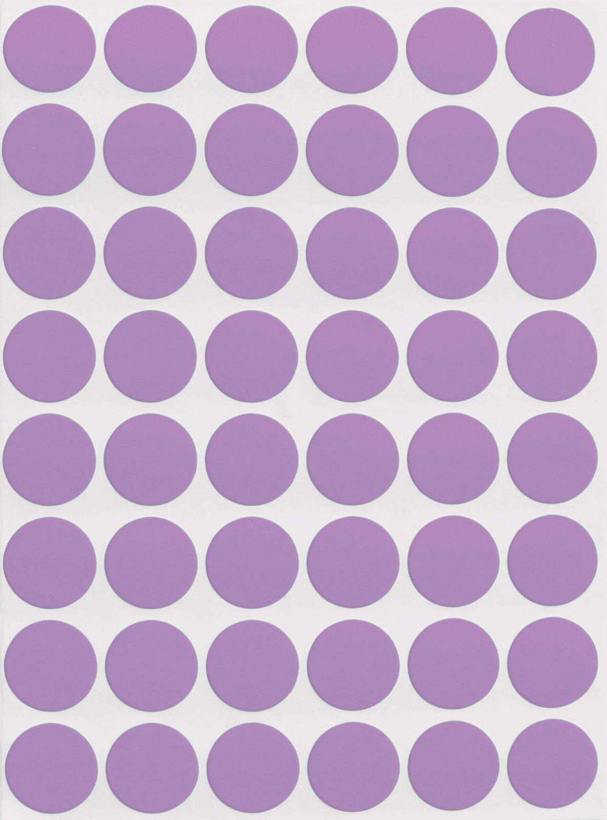 Royal Green Write Dot Sticker 11/16" Inch Color-Coding Labels for Inventory Office Supplies & Home (17mm), 4800-Pack (Pastel Purple)