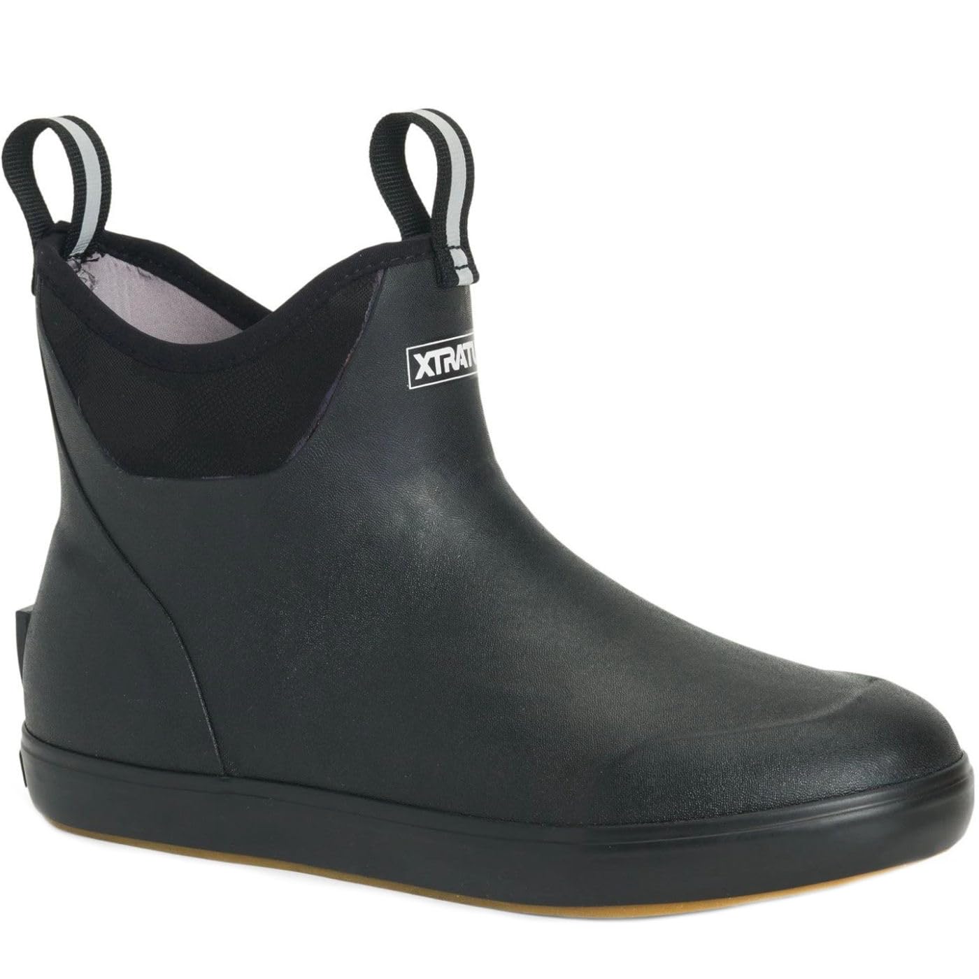 Xtratuf Men's 6 in Ankle Deck Boot, Black, Size 13(M)