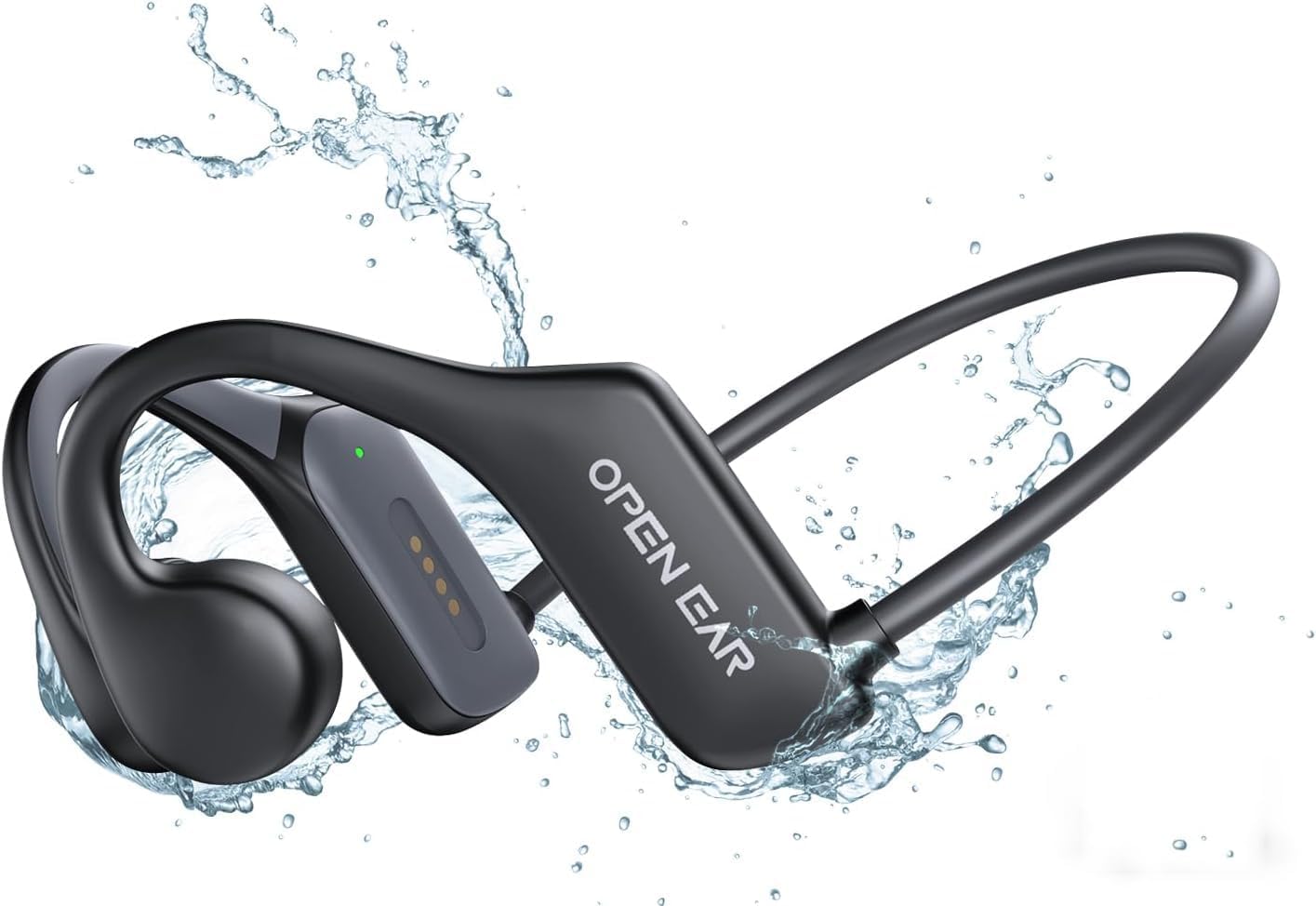 Bone Conduction Headphones Bluetooth 5.3, Waterproof Earbuds for Swimming Built-in MP3 32G Player, 8H Playtime Swimming Headphones Underwater, Open Ear Headphones for Sports, Running, Cycling Bone Conduction Headphones Bluetooth 5.3, Waterproof Earbuds for Swimming Built-in MP3 32G Player, 8H Playtime Swimming Headphones Underwater, Open Ear Headphones for Sports, Running, Cycling