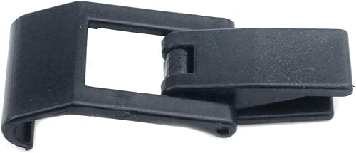 Miniatura 2 de T Tulead Pestillos negros de plástico POM para barcos de 3.4 x 1.44 pulgadas, paquete de 2 con tornillos